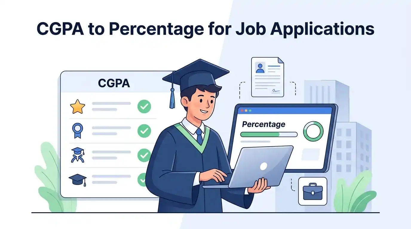 How CGPA to Percentage Is Used for Job Applications